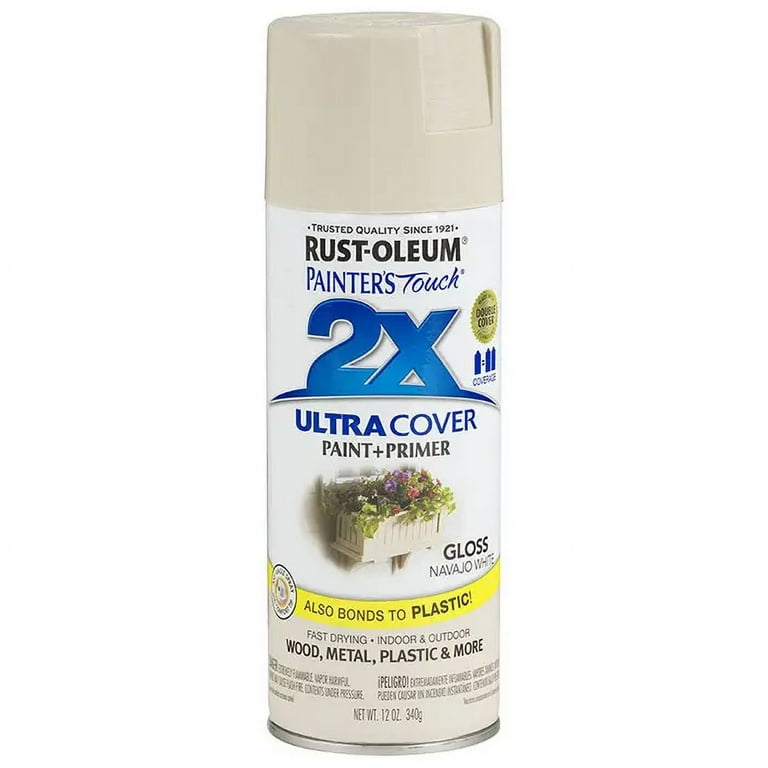 Rust-Oleum 249099 Painters Touch 2X Spray Paint, Satin Stone Gray
