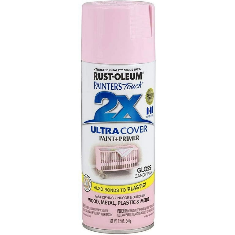 Rust-Oleum Imagine Craft & Hobby Neon Pink Spray Paint- 345653, 11 oz