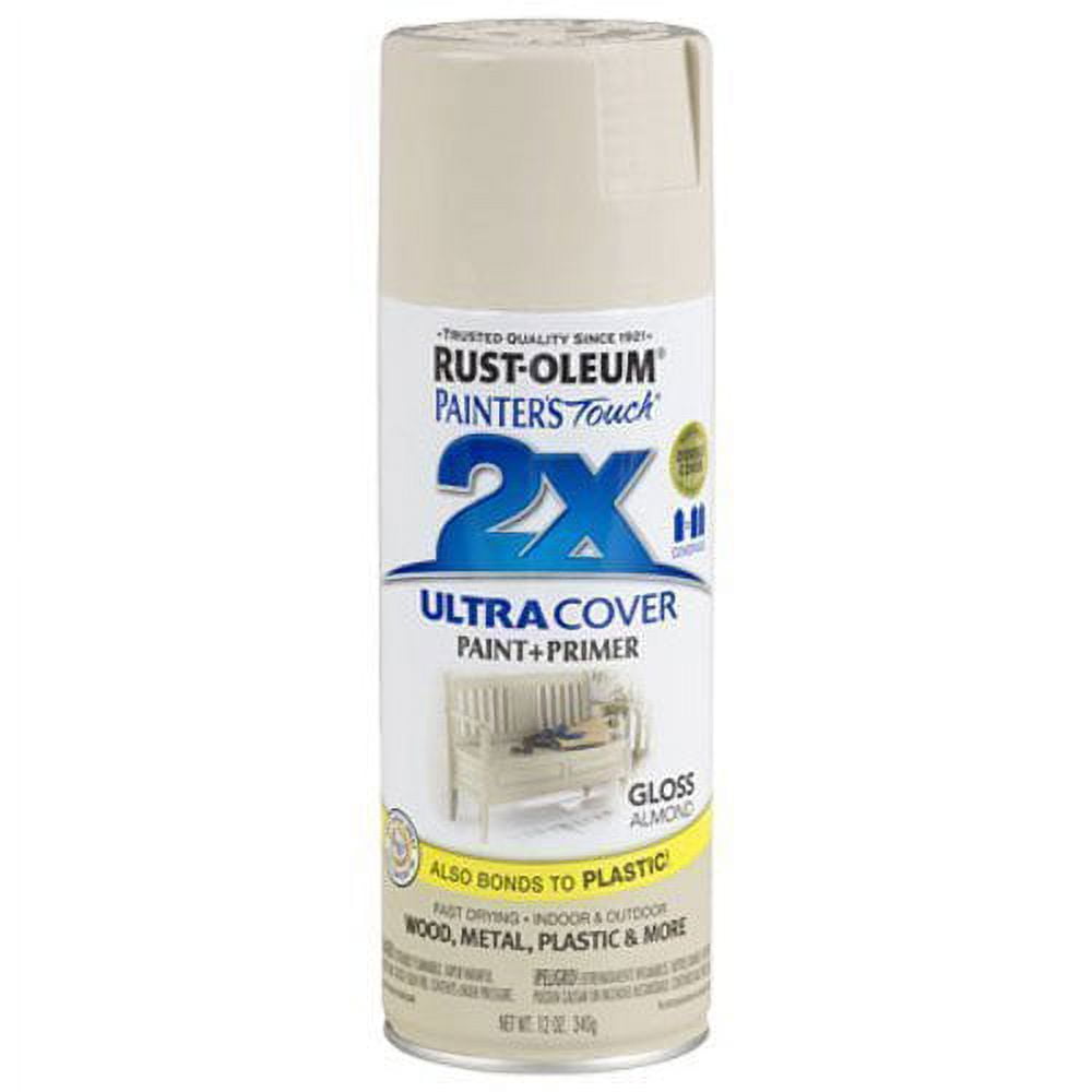 Rust-Oleum 249094 Painter's Touch 2x Ultra Cover Spray Paint, 12 oz, Gloss Sage Green