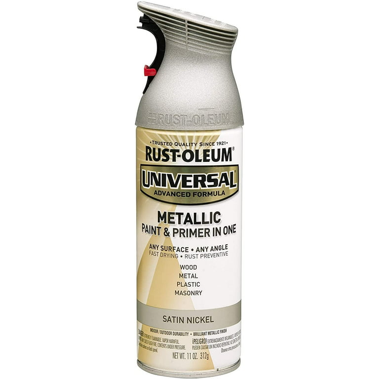Rust-Oleum 314560-6PK Universal All Surface Metallic Spray Paint, 11 oz, Satin Bronze, 6 Pack