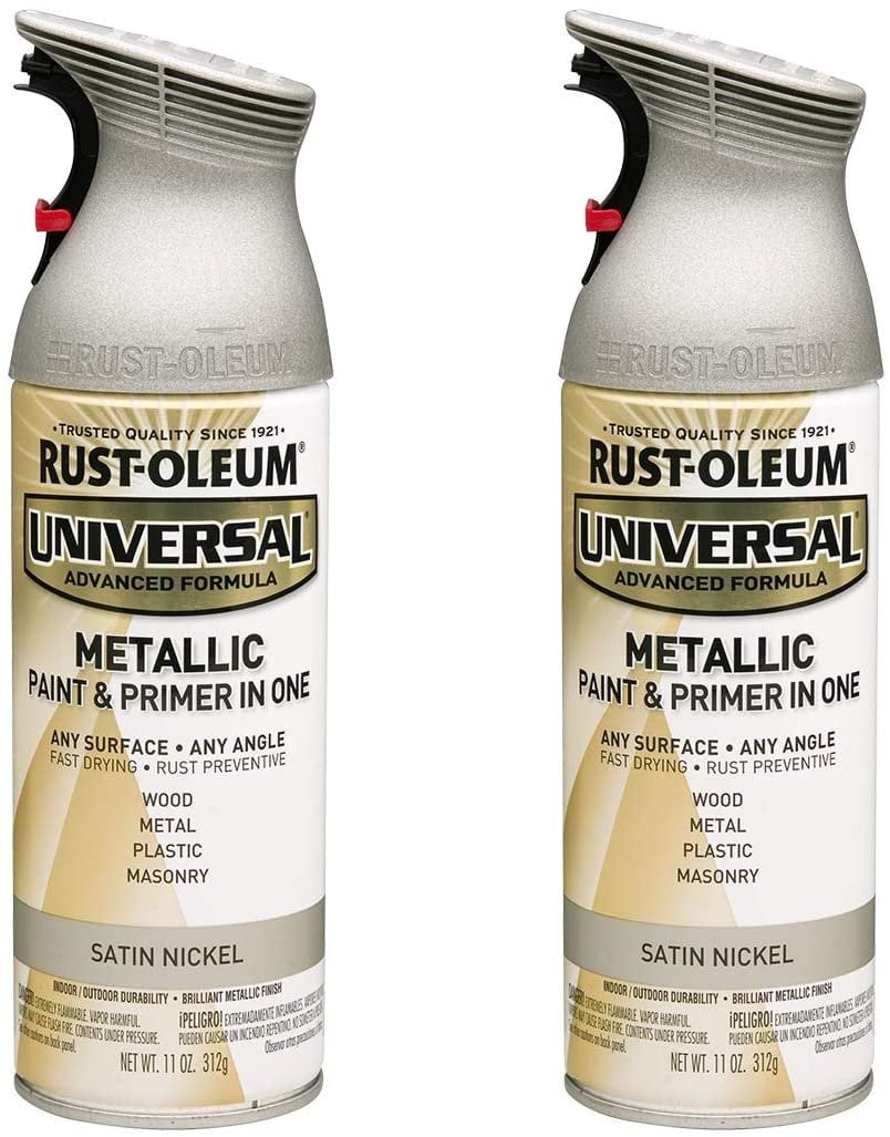 Rust-Oleum 260728 Universal All Surface Metallic Spray Paint, 11 oz,  Antique Brass 