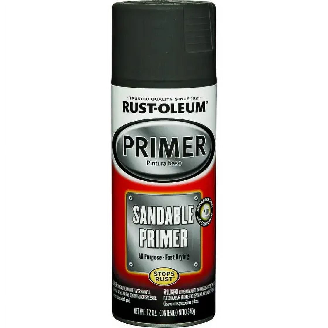 RustOleum 249418 Auto Coatings Black Sandable Primer Spray