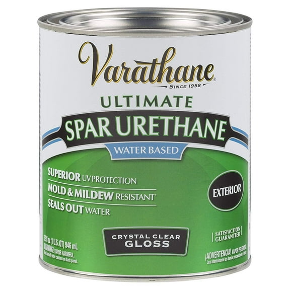 Rust-Oleum Ultimate Spar Urethane Gloss Finish - Durable Water Based - Quart