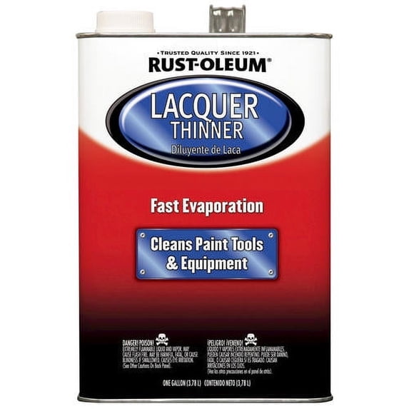 Rust-Oleum 253309 1 Gallon 300 Voc Lacquer Thinner, Acetone/Methanol/Toluene
