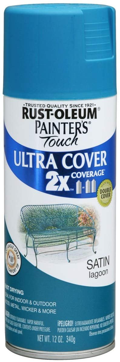 Canyon Black, Rust-Oleum American Accents 2X Ultra Cover Satin Spray Paint-  12 oz