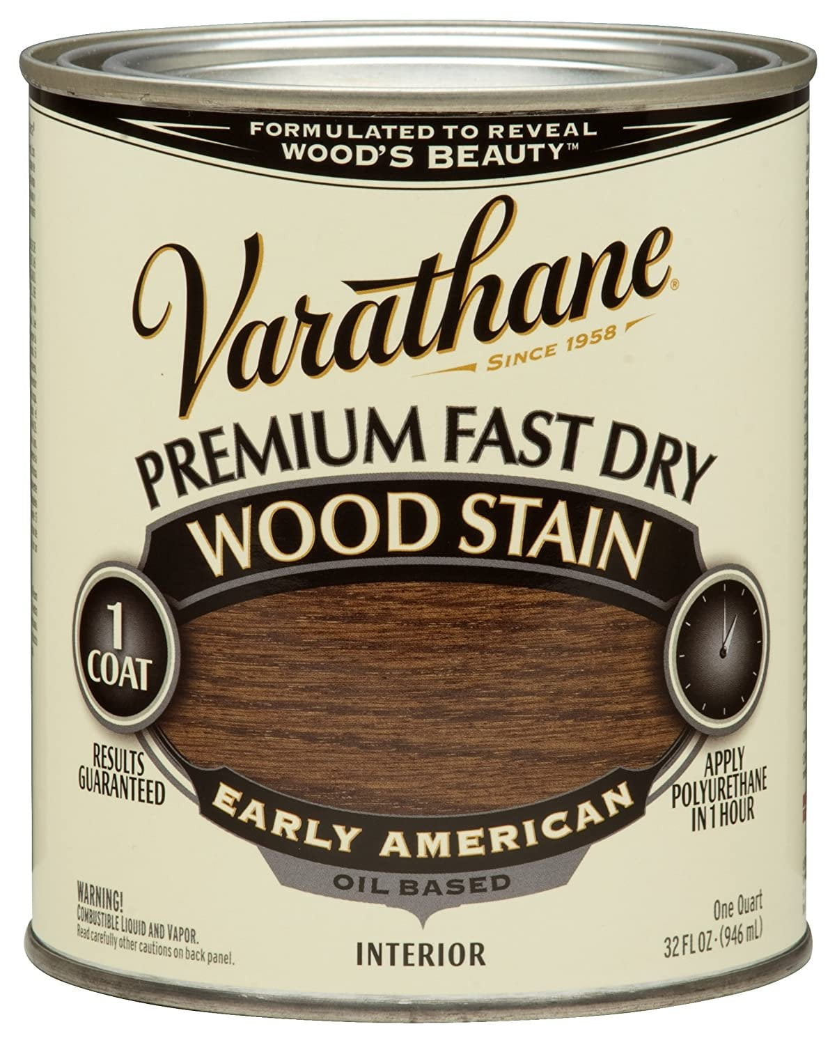 RustOleum 262005 Fast Dry Stain Early American Varathane Premium Fast
