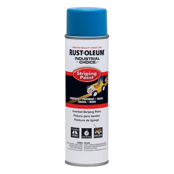 18 oz Rust-Oleum 263446 Industrial Choice Blue Inverted Striping Spray Paint
