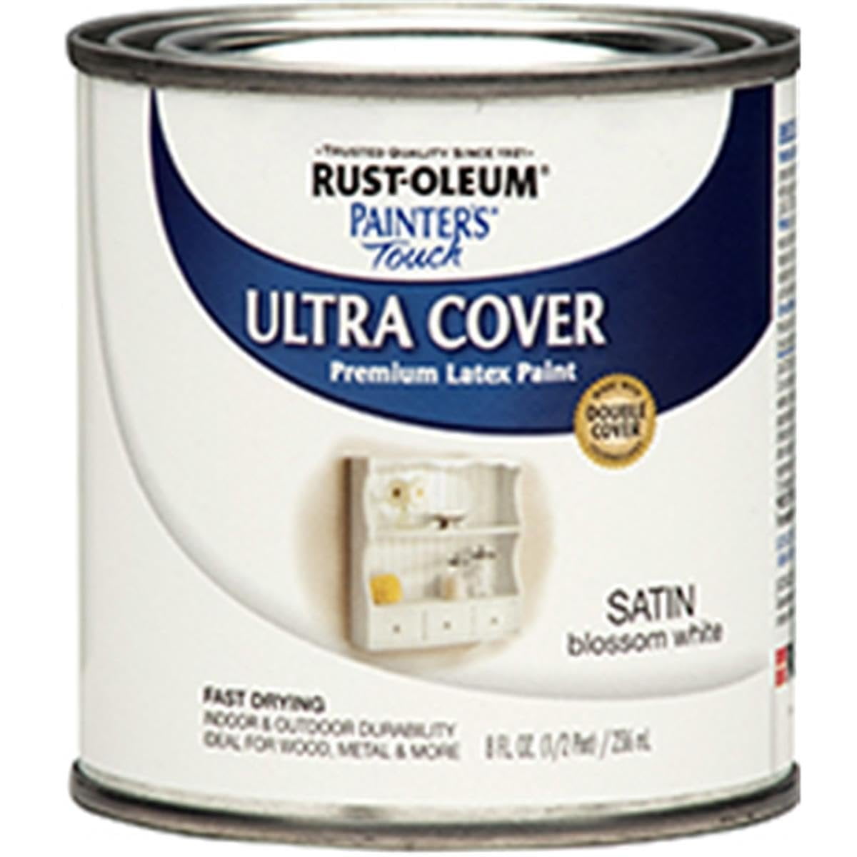 Rust-Oleum 267300-Painter's Touch Latex Paint, 1 Half Pint, Satin ...