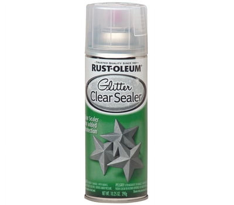Rust-Oleum 302599 Chalked Sealer/Wax Topcoat Spray Paint, 11 oz, Clear