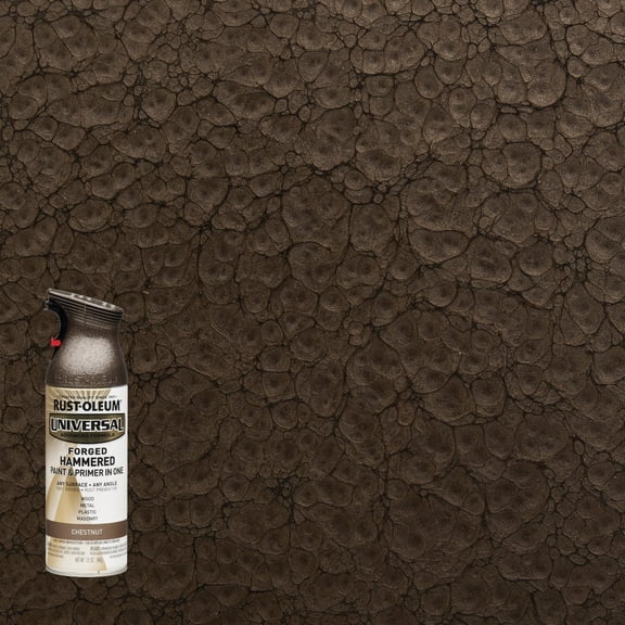 Rust-Oleum 271479 Universal All Surface Forged Hammered Spray Paint, 12 oz, Chestnut