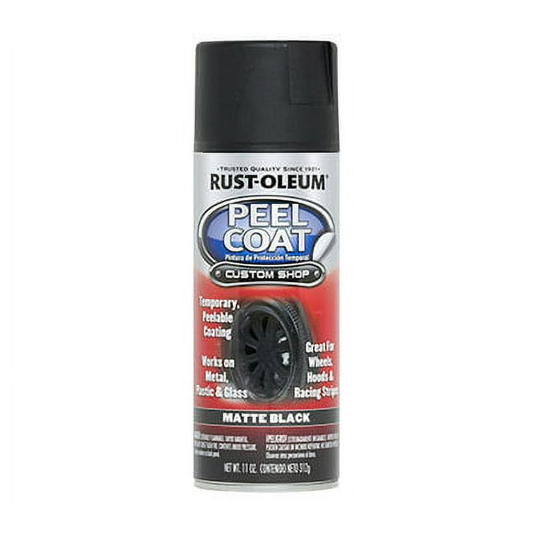 Rust-Oleum Automotive Peel Coat Matte Black Spray Paint-276779,11