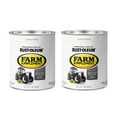 thumbnail image 1 of Rust-Oleum 280105-2PK Farm & Implement Enamel Paint, Quart, Gloss White, Pack of 2, 1 of 2