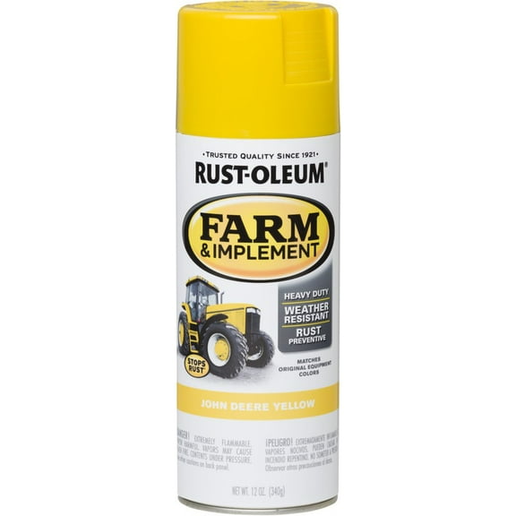 Rust-Oleum 280129 Spray Paint John Deere Yellow / 6 EA