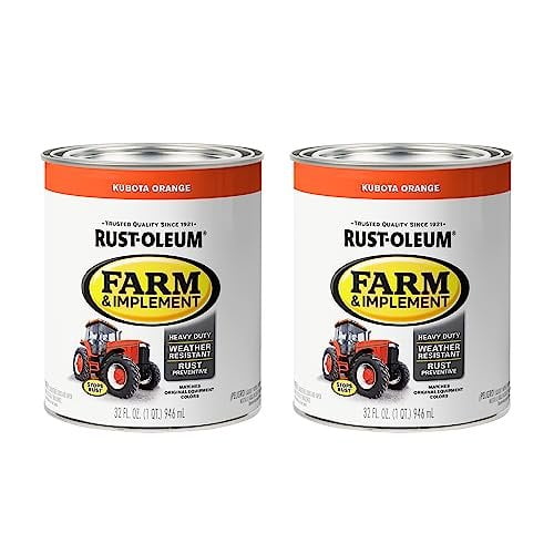 トランプ orange orange Rust-Oleum 280159-2PK Farm & Implement Enamel Paint, Quart