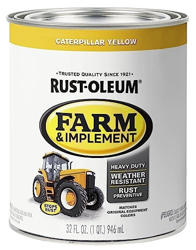 MIYU　38 Rust-Oleum 280163 Farm & Implement Enamel Paint, Quart