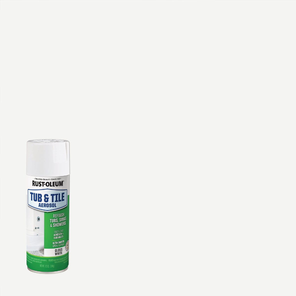 Rust-Oleum 280882-6PK Specialty Tub & Tile Spray Paint, 12 oz, White (Pack of 6)