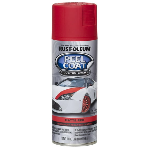 Rust-Oleum 283780 Custom Shop Automotive Spray Paint, Red, 11-oz.