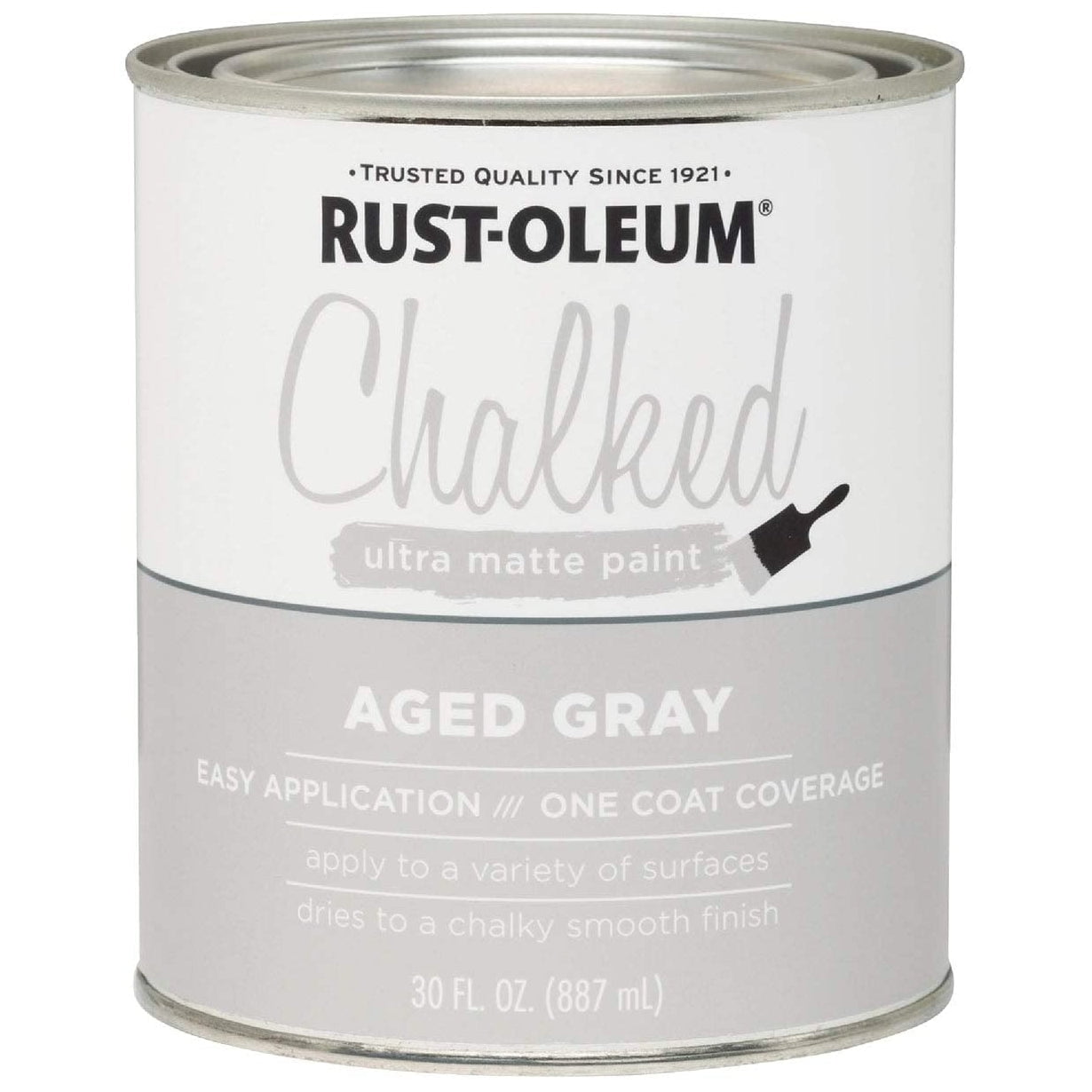 Rust-Oleum 30 oz Aged Gray Ultra Matte Chalk Paint