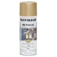 thumbnail image 1 of Rust-Oleum 286524 Stops Rust Metallic Spray Paint, Warm Gold,11 Ounce Pack of 1, 1 of 4