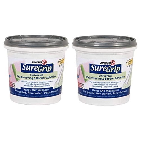 Rust-Oleum 2874 Adhesive, 1-Quart, Clear, Pack of Two