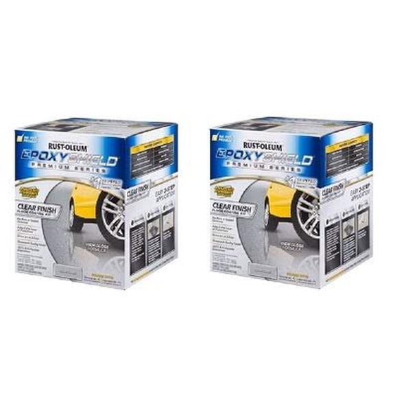 Rust-Oleum 292514 Epoxy Shield Premium Series Clear Floor Coating Kit, 1 2