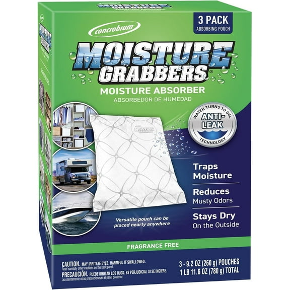 Concrobium Moisture Grabbers, 3 Pack - 7453276
