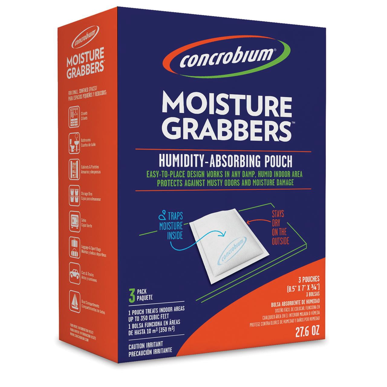 Rust-Oleum Concrobium Moisture Grabber, Reusable, Fragrance Free