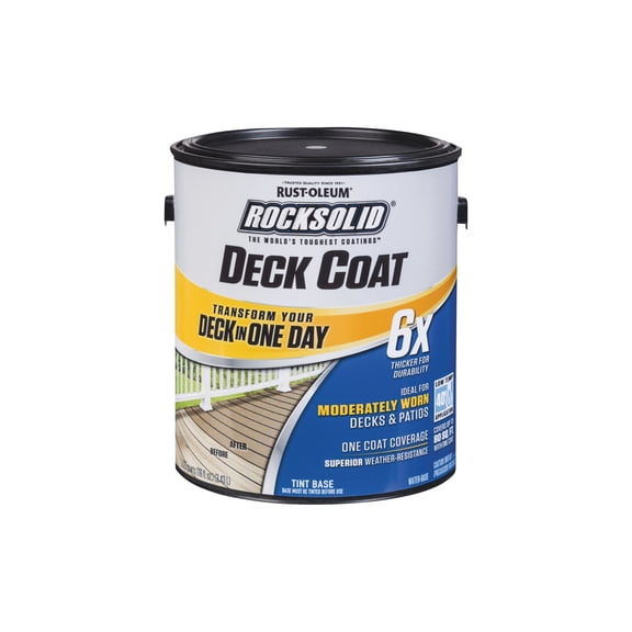 Rust-Oleum 300113 RockSolid 6X Deck Coat, 1 Gal