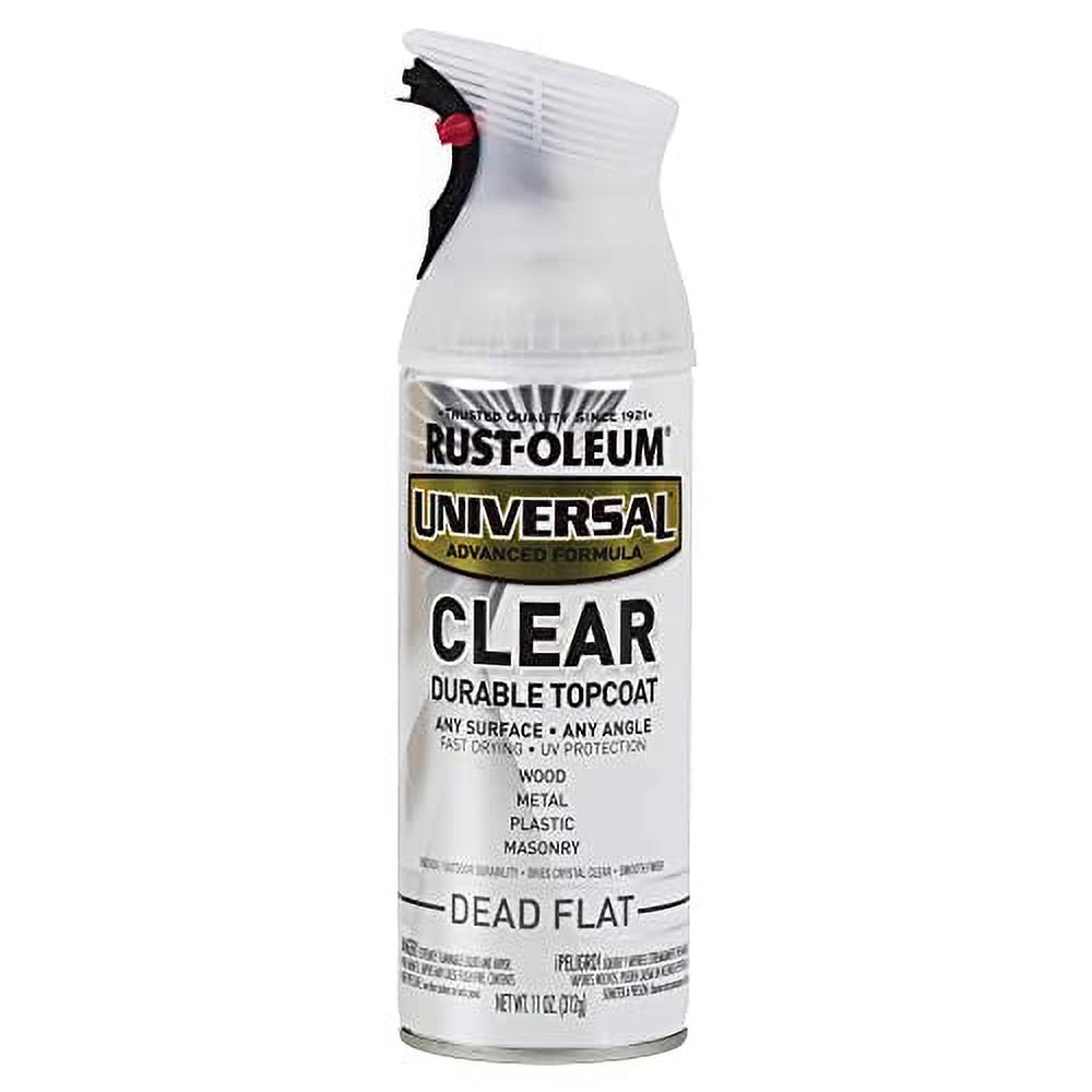 RustOleum 302151 Universal All Surface Clear Topcoat Spray, 11 oz