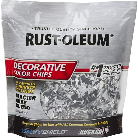 Rust-Oleum Decorative Color Chips Glacier Gray Blend - 1 Piece, Multicolor