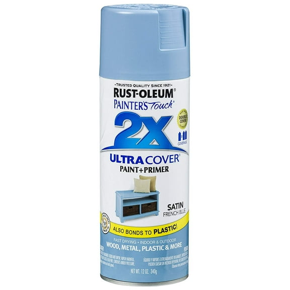 Rust-Oleum 314752-6 PK Painter's Touch 2X Ultra Cover, 12 oz, French Blue