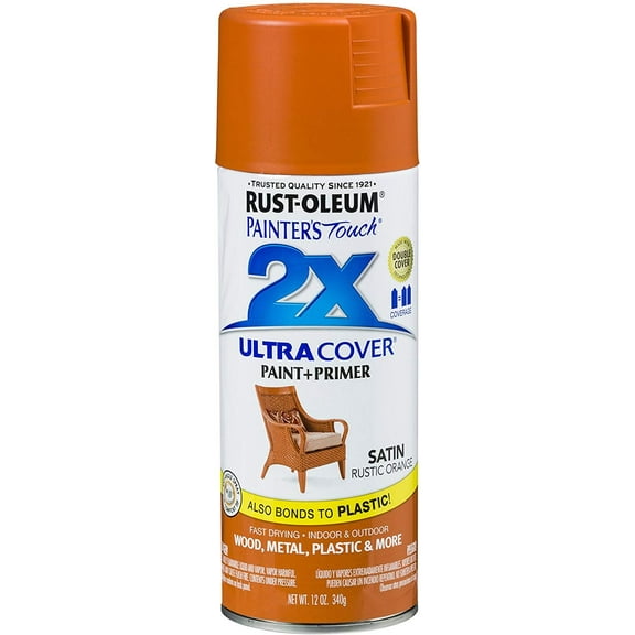 Rust-Oleum 314753-6 PK Painter's Touch 2X Ultra Cover, 12 oz, Rustic Orange