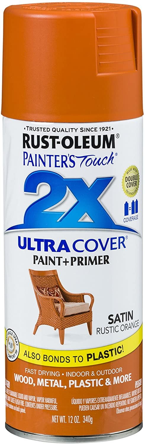 Rust-Oleum Painter's Touch 2X Ultra Cover 12 Oz. Semi-Gloss Paint + Primer  Spray Paint, Black - Power Townsend Company