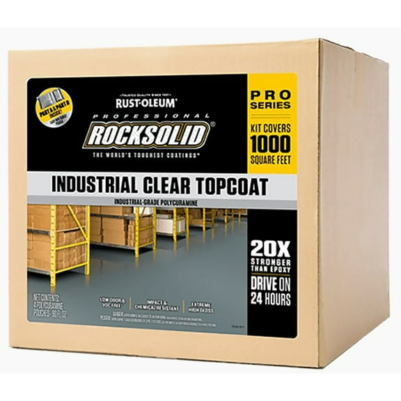 Rust-Oleum 322762 Indus Floor Coating 1000sq ft Pro Series Clear