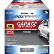Rust-Oleum EPOXYSHIELD Garage Floor Kit, Dark Gray, Gloss, 1 Gallon - 327081