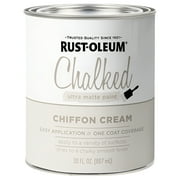 Rust-Oleum 329598 Ultra Matte Interior Chalked Paint 30 oz, Chiffon Cream, 30 Fl Oz