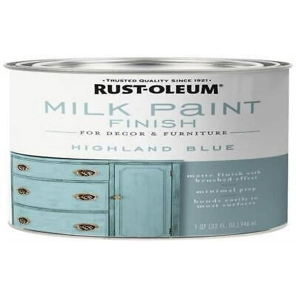 Rust-Oleum 331050 Quart High Blue Milk Paint / 1 EA