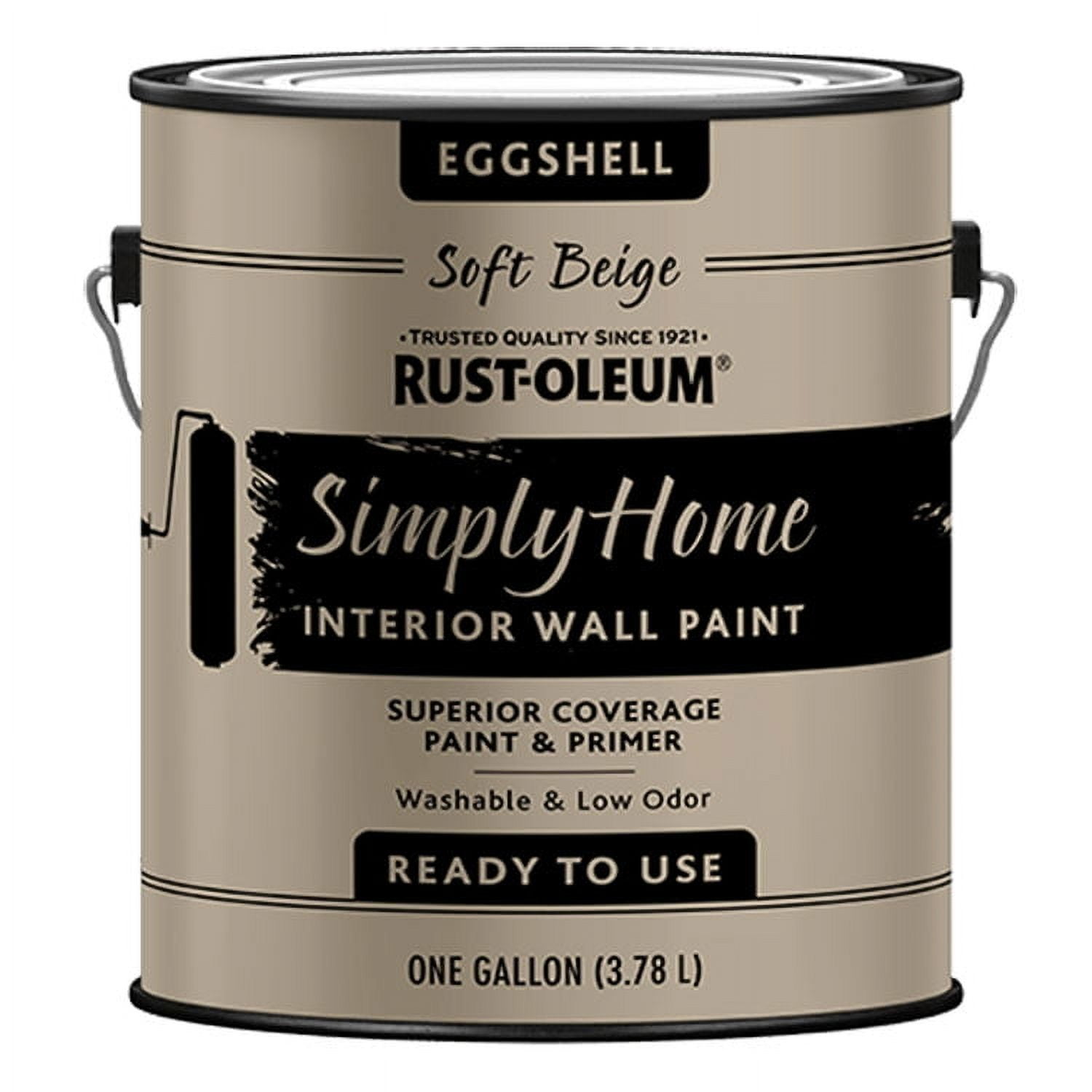Rust-Oleum 332118 Simply Home Eggshell SOFT BEIGE Interior Wall Paint gallon
