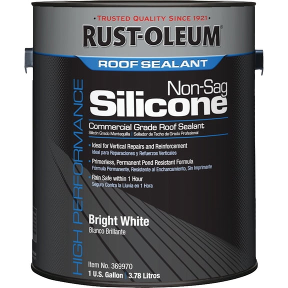 Rust-Oleum 338726 10 Year Fibered Silicone Roof Sealant gal