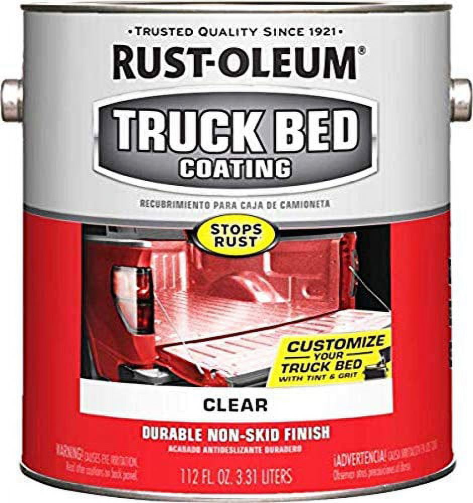 RustOleum Truck Bed Coating, Slip Resistant Clear Paint Liner