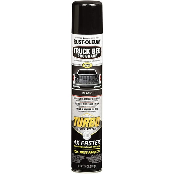 Rust-Oleum 340455 Truck Bed Coating, 24 oz, Black