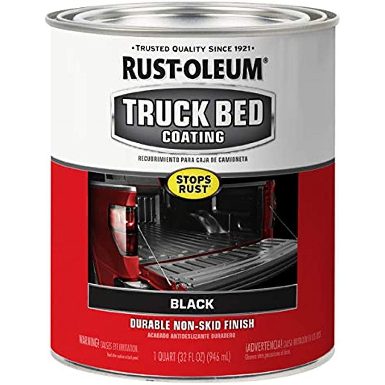 RustOleum 342668 Automotive Truck Bed Coating, 1 Quarts (Pack of 4