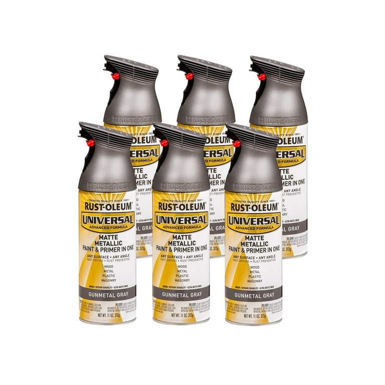 Matte Metallic Rustoleum Gunmetal Spray Paint Rustoleum Gun Metal