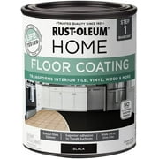 Rust-Oleum 365930 HOME Floor Coating Base Coat, Step 1, Black, Qt.