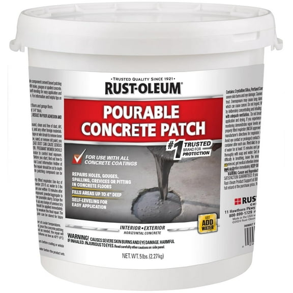 Rust-Oleum Pourable Concrete Patch, 5lb - 369667