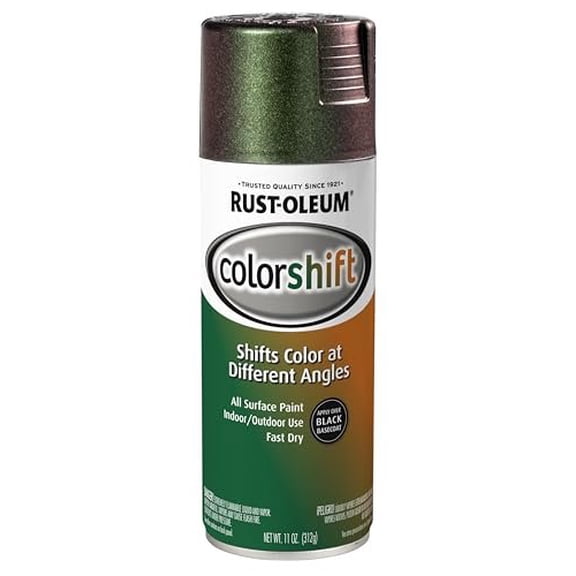 Rust-Oleum 372478 Specialty Color Shift Spray Paint, 11 oz, Green Copper