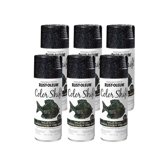 Rust-Oleum 384335 Specialty Color Shift Spray Paint, 11 oz,Iridescent Shimmer, 6 Pack