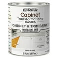 thumbnail image 1 of Rust-Oleum 386421 Transformations Cabinet Transformations Basics Cabinet & Trim Paint White/Tint Base White quart, 1 of 2