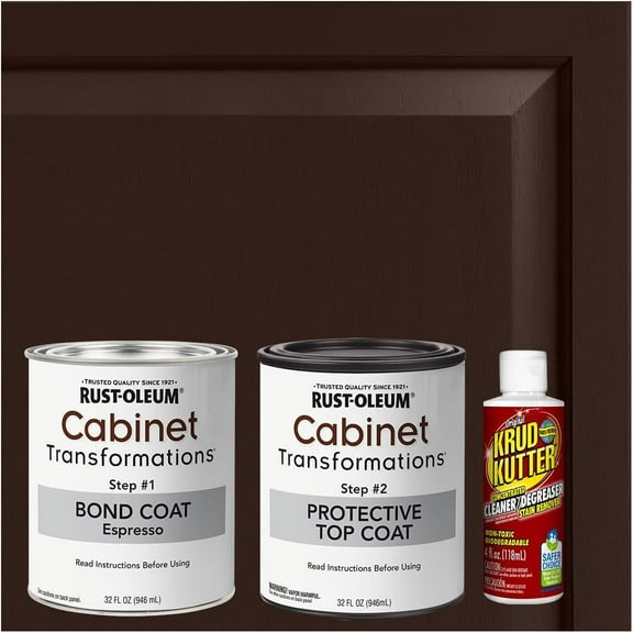 Rust-Oleum Cabinet Transformations Kit, Expresso, Satin - 392914