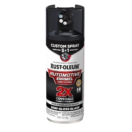 Rust-Oleum 394897 Automotive Enamel Spray,Solvent,Black